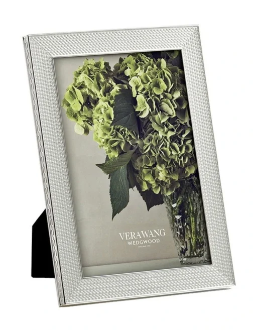 Wedgwood Vera Wang With Love 4x6" Photo Frame Silver -Home Décor Sales
