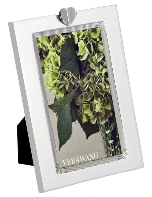 Wedgwood Vera Love Always 3x5" Photo Frame Silver -Home Décor Sales