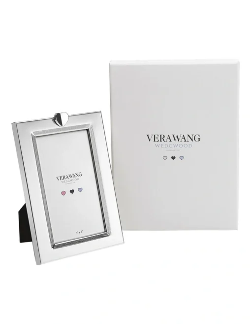 Wedgwood Vera Love Always 3x5" Photo Frame Silver -Home Décor Sales