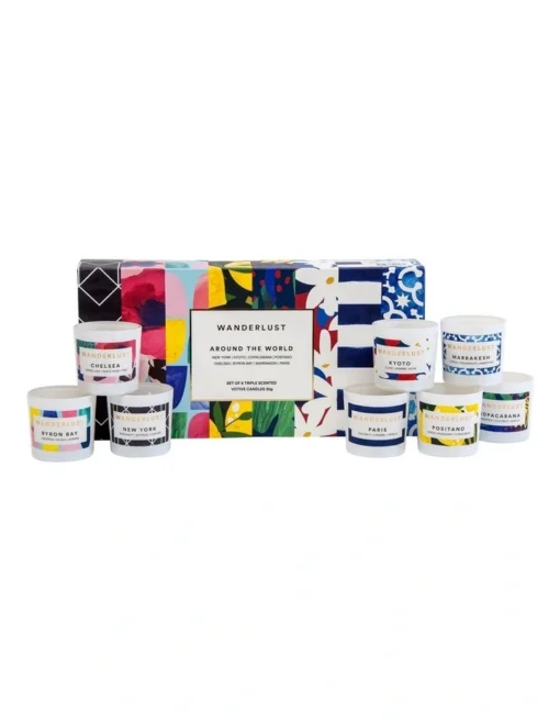 Wanderlust 8Pc Candle Gift Set Multi -Home Décor Sales