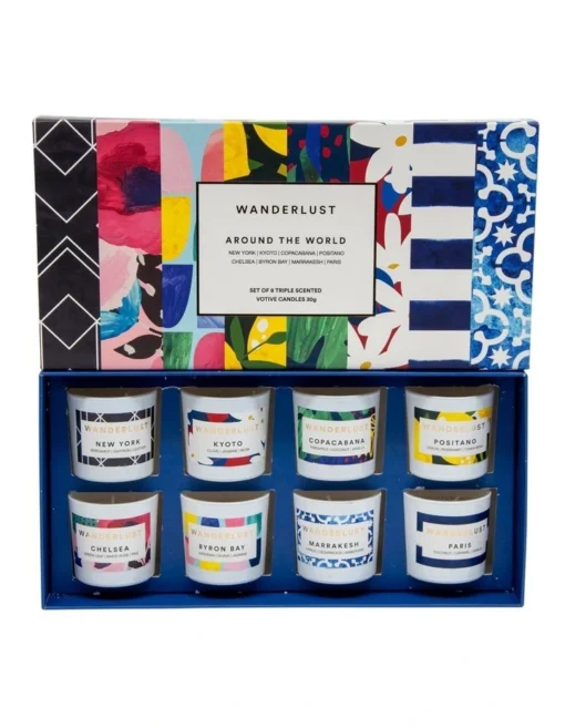 Wanderlust 8Pc Candle Gift Set Multi -Home Décor Sales