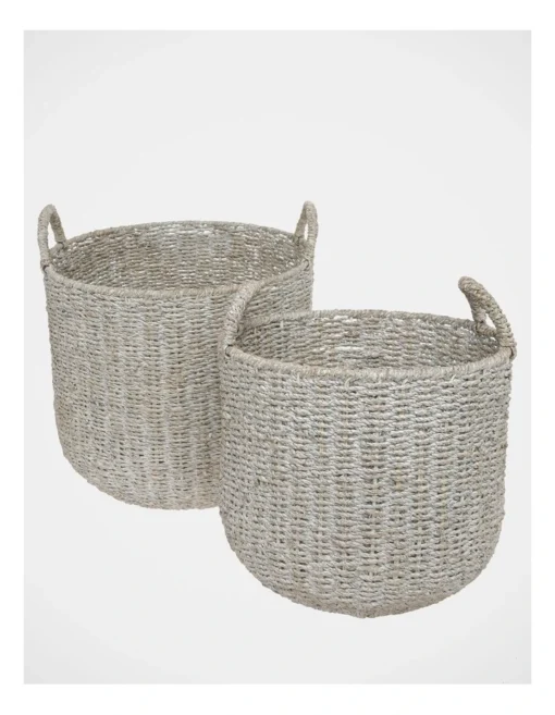 Whitehaven Rattan Basket 35cm -Home Décor Sales