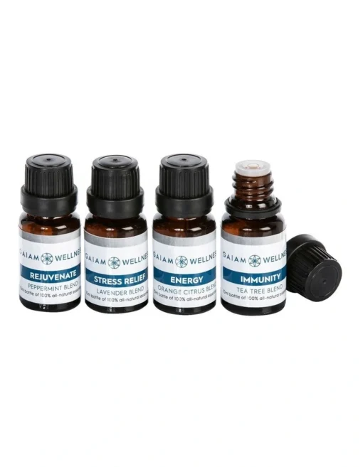 Gaiam All Natural Essential Oils Set Of 4 10ml -Home Décor Sales