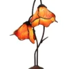 Double Lotus Tiffany Lamp Table Orange -Home Décor Sales 797006440 1 720x928
