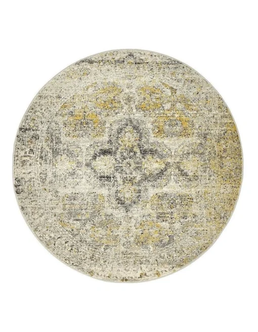 Museum Wesley Silver Round Rug -Home Décor Sales