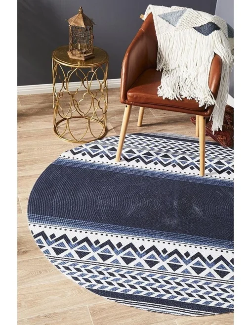 Lunar 422 Printed Navy -Home Décor Sales