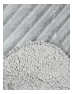 Heritage Chunky Rib Mink Blanket In Grey -Home Décor Sales 800097490 950037490 3 720x928
