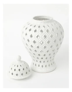 Heritage Marcella Ginger Jar 33cm In White -Home Décor Sales 800139610 3 1 720x928