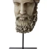 Pompeii Head On Stand White Resin -Home Décor Sales 804653650 1 720x928