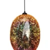 Moravian Glass Oval Pendant Light Copper -Home Décor Sales 807543730 1 720x928