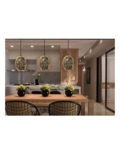 Moravian Glass Oval Pendant Light Copper -Home Décor Sales 807543730 3 720x928