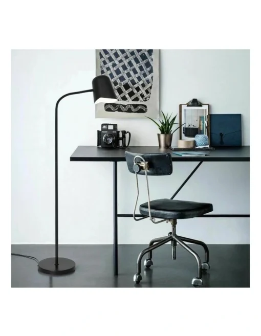 Peggy Flexible Reading Floor Lamp Black -Home Décor Sales
