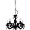La Spezia Acrylic Chandelier Light Black -Home Décor Sales 807556870 1 720x928