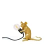 Seletti Mouse Lamp Sitting Gold Mac -Home Décor Sales 807656500 1 720x928