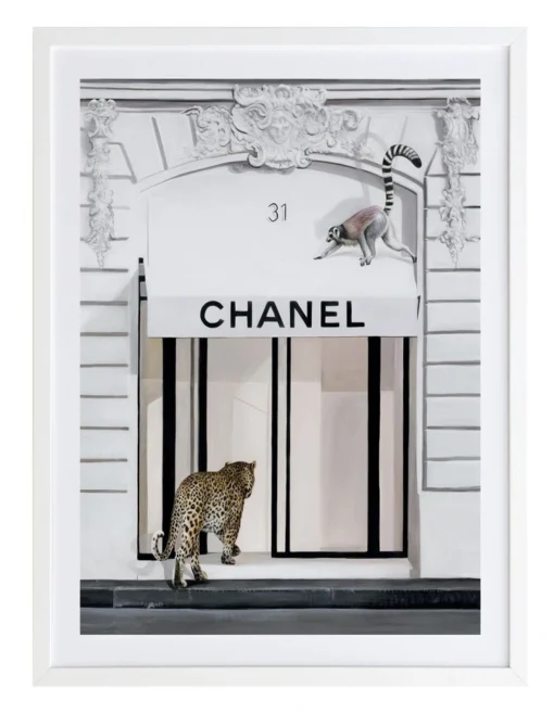 Fashion Week White Frame -Home Décor Sales