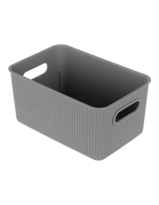 27.5cm Kaia Storage Basket Organiser Container W/ Handles Assorted -Home Décor Sales