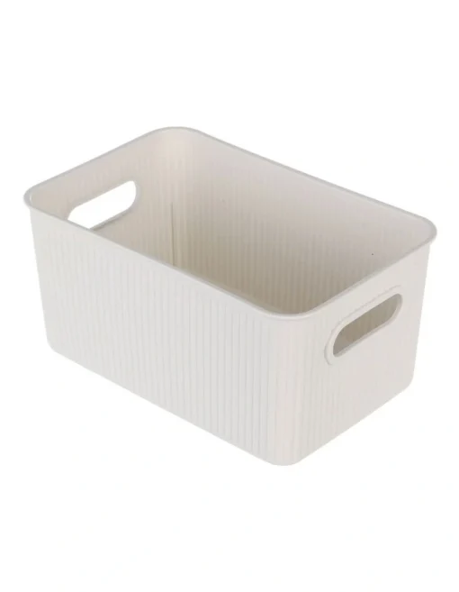 27.5cm Kaia Storage Basket Organiser Container W/ Handles Assorted -Home Décor Sales