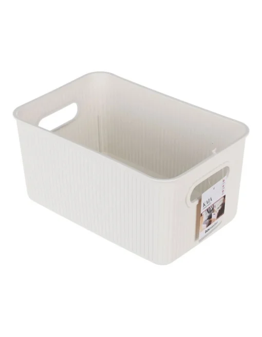 27.5cm Kaia Storage Basket Organiser Container W/ Handles Assorted -Home Décor Sales