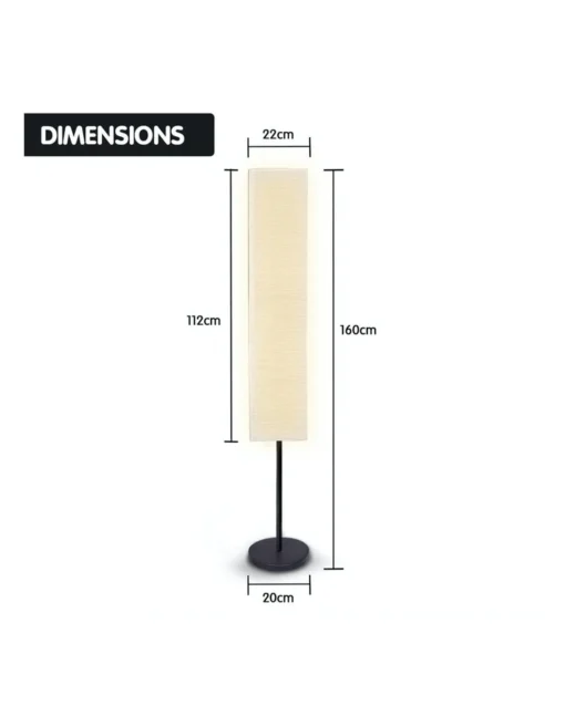 Metal Floor Reading Corner Lamp With White Paper Wrinkle Shade Light Stand -Home Décor Sales
