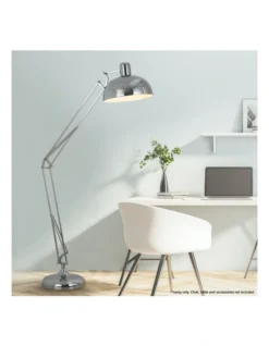 Architect Spot Lamp With Adjustable Height Metal Half Globe Silver Reading Light -Home Décor Sales 828976600 3 720x928