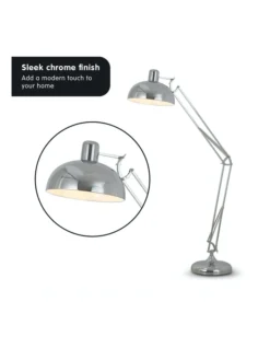 Architect Spot Lamp With Adjustable Height Metal Half Globe Silver Reading Light -Home Décor Sales 828976600 5 720x928