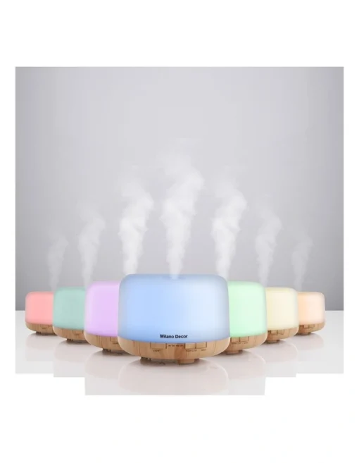 500ml Aroma Mood Light Diffuser Light Wood -Home Décor Sales