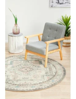 Avenue 704 Silver Round Rug -Home Décor Sales 838362430 4 720x928