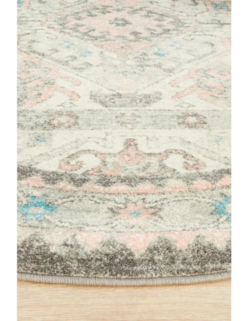 Avenue 704 Silver Round Rug -Home Décor Sales