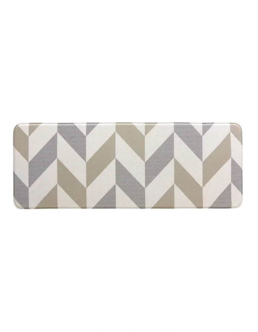 95x44cm Herringbone Gainsboro Kitchen Mat -Home Décor Sales