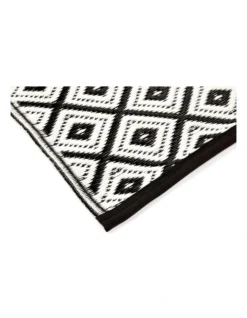 120x179cm Kimberley Black And White Recycled Plastic Outdoor Rug And Mat -Home Décor Sales 840978640 4 720x928