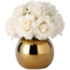 Real Touch Luxury Artificial White Rose Arrangement -Home Décor Sales 842946490 1 720x928
