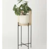 Pulse 80cm Natural Bamboo & Metal Planter Stand -Home Décor Sales 847318510 1 720x928