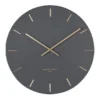 Luca Charcoal 30Cm Silent Wall Clock -Home Décor Sales 847738180 1 720x928