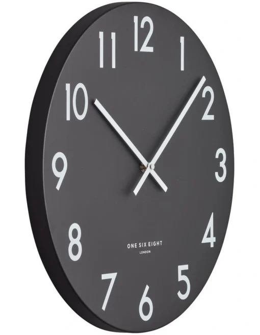 JACKSON Black 60cm Silent Wall Clock -Home Décor Sales