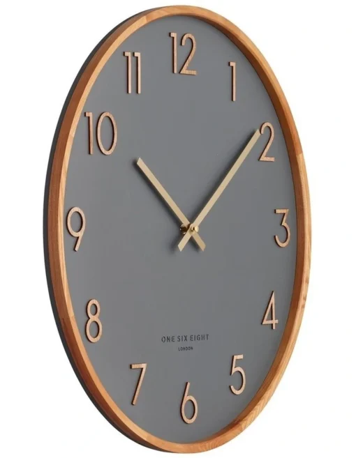 SCARLETT Charcoal 50cm Wall Clock -Home Décor Sales