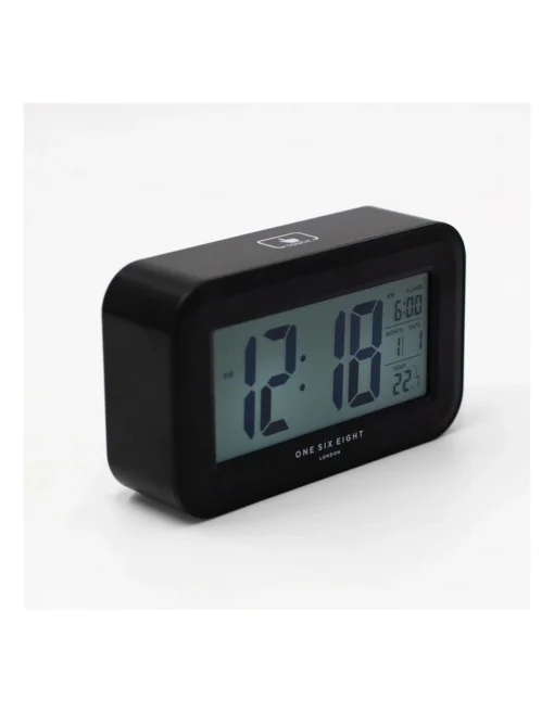 Rielly Black Digital Rectangle Alarm Clock -Home Décor Sales