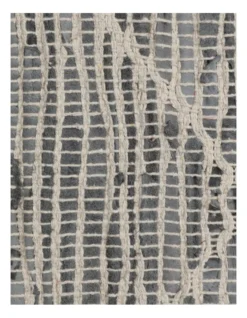 Doran Hand Woven Rug Leather/Cotton 160x230cm Grey -Home Décor Sales 850880350 4 1 720x928