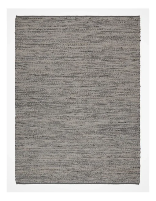 Stella Hand Woven Rug Wool Hemp & Cotton 160x230cm Grey -Home Décor Sales