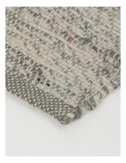 Stella Hand Woven Rug Wool Hemp & Cotton 160x230cm Grey -Home Décor Sales 850881160 3 1 720x928