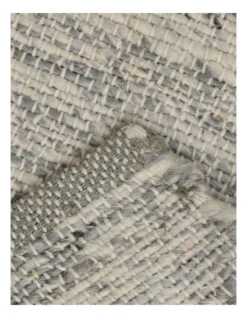 Stella Hand Woven Rug Wool Hemp & Cotton 160x230cm Grey -Home Décor Sales 850881160 5 720x928