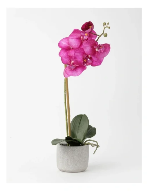 Heritage Real Touch Orchid 45cm 1 Stem Purple -Home Décor Sales