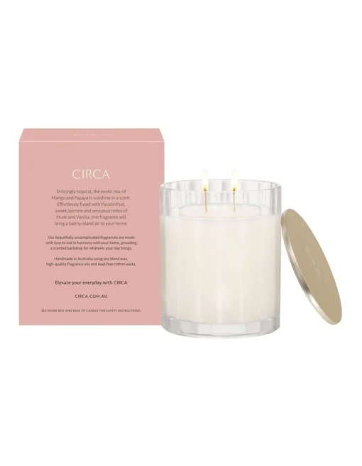 Mango & Papaya Scented Soy Candle 350g -Home Décor Sales