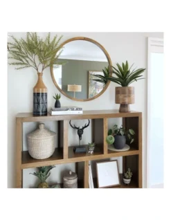 Tina 80cm Dark Solid Wood Mirror -Home Décor Sales 858929500 4 720x928