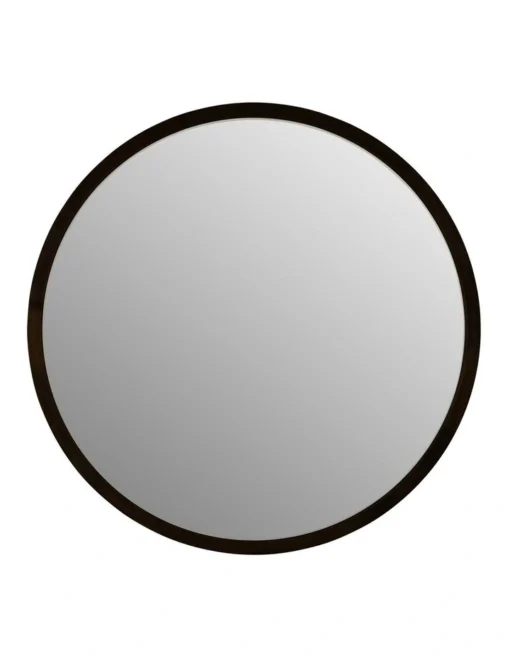 Tina 80cm Black Solid Wood Mirror -Home Décor Sales
