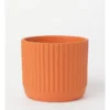 Dakota Ribbed Terracotta Planter Pot 14cm In Burnt Orange -Home Décor Sales 865790650 1 720x928