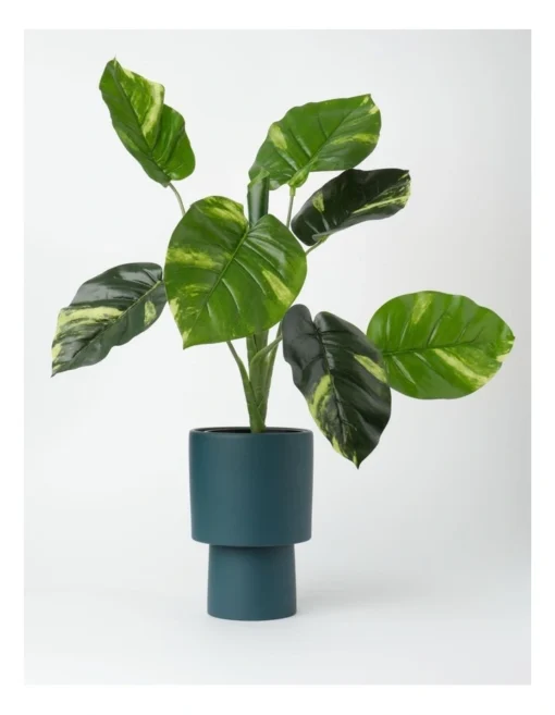 Eden Terracotta Planter Pot 25cm In Blue -Home Décor Sales