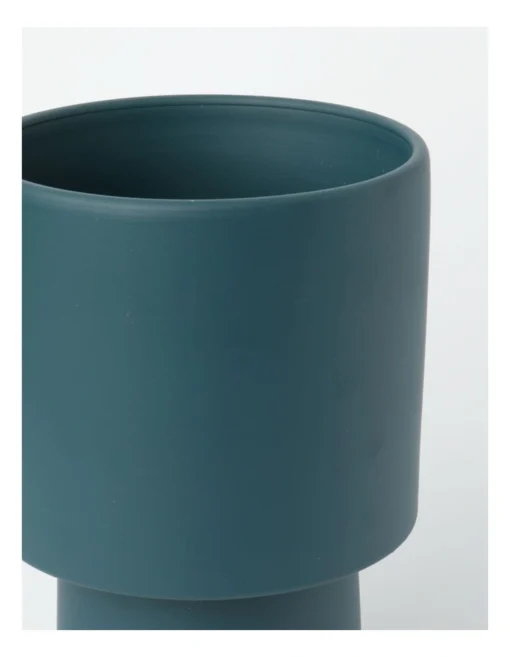 Eden Terracotta Planter Pot 25cm In Blue -Home Décor Sales