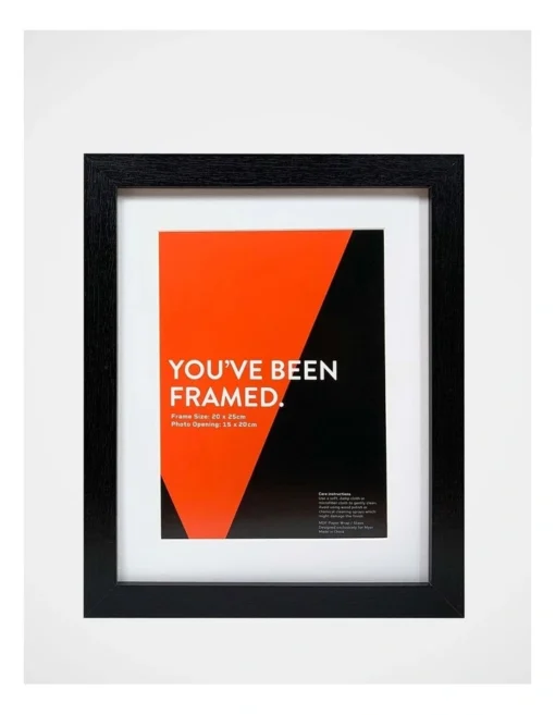 Black Photo Frame 20x25/15x20cm -Home Décor Sales