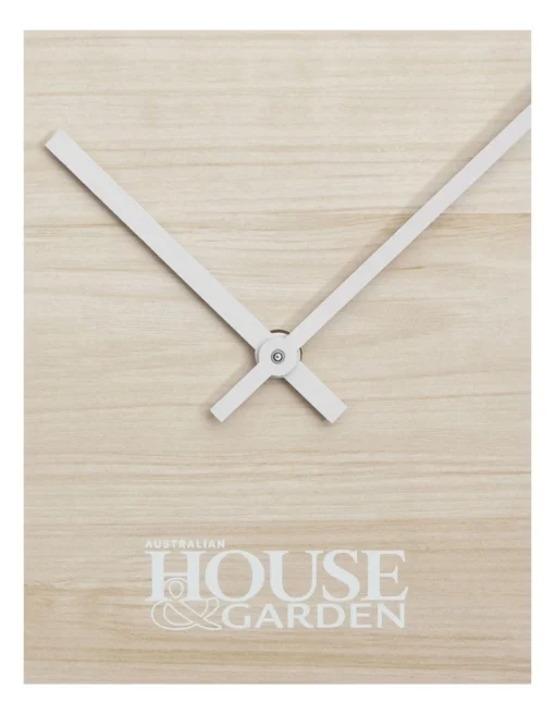 Bondi White Coastal Clock 35cm In Natural -Home Décor Sales