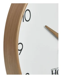 Broome Walnut Rural Clock 35cm In White -Home Décor Sales 868354840 3 2 720x928